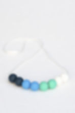 Silicone Breastfeeding Necklace for Mum - Santorini