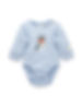 Blue Applique Bodysuit