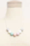 Silicone Breastfeeding Necklace for Mum - Scandi Pastels