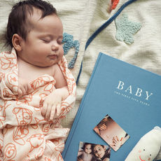 Baby book write to me blue baby gift baby boy gift baby shower gift new mum gift shepparto
