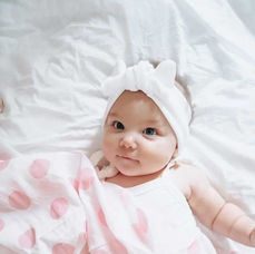 Pink baby swaddle muslin wrap baby gift baby girl gift baby shower gift baby hampers shepp